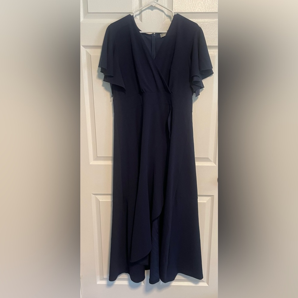 Elegant Navy Blue Women's Dress
